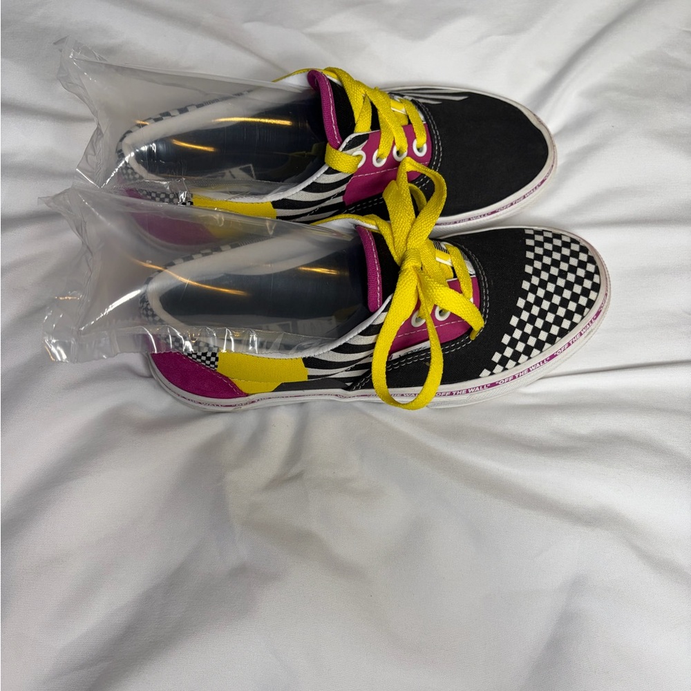 Vans Kids Sneakers - Black, Pink, Yellow